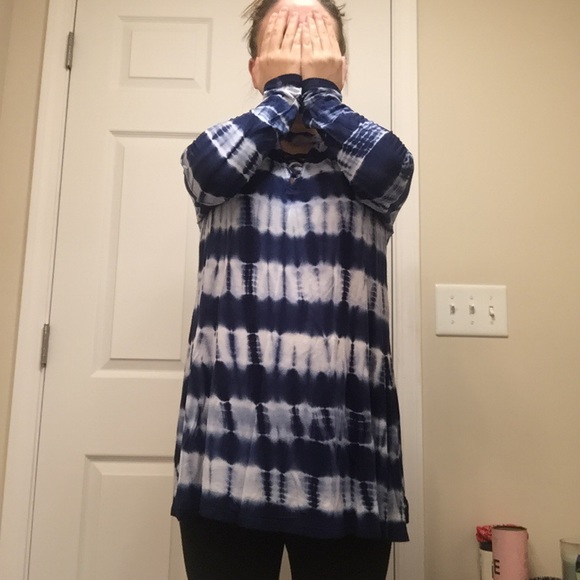 Blue Tie Dye Shirt - Picture 3 of 3